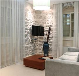 10 bedroom waterfront villa with pool near Dobrota, Kotor Bay, sleeps 22
